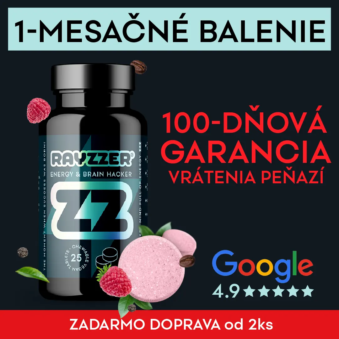 RAYZZER mesačné balenie ZADARMO doprava od 2ks