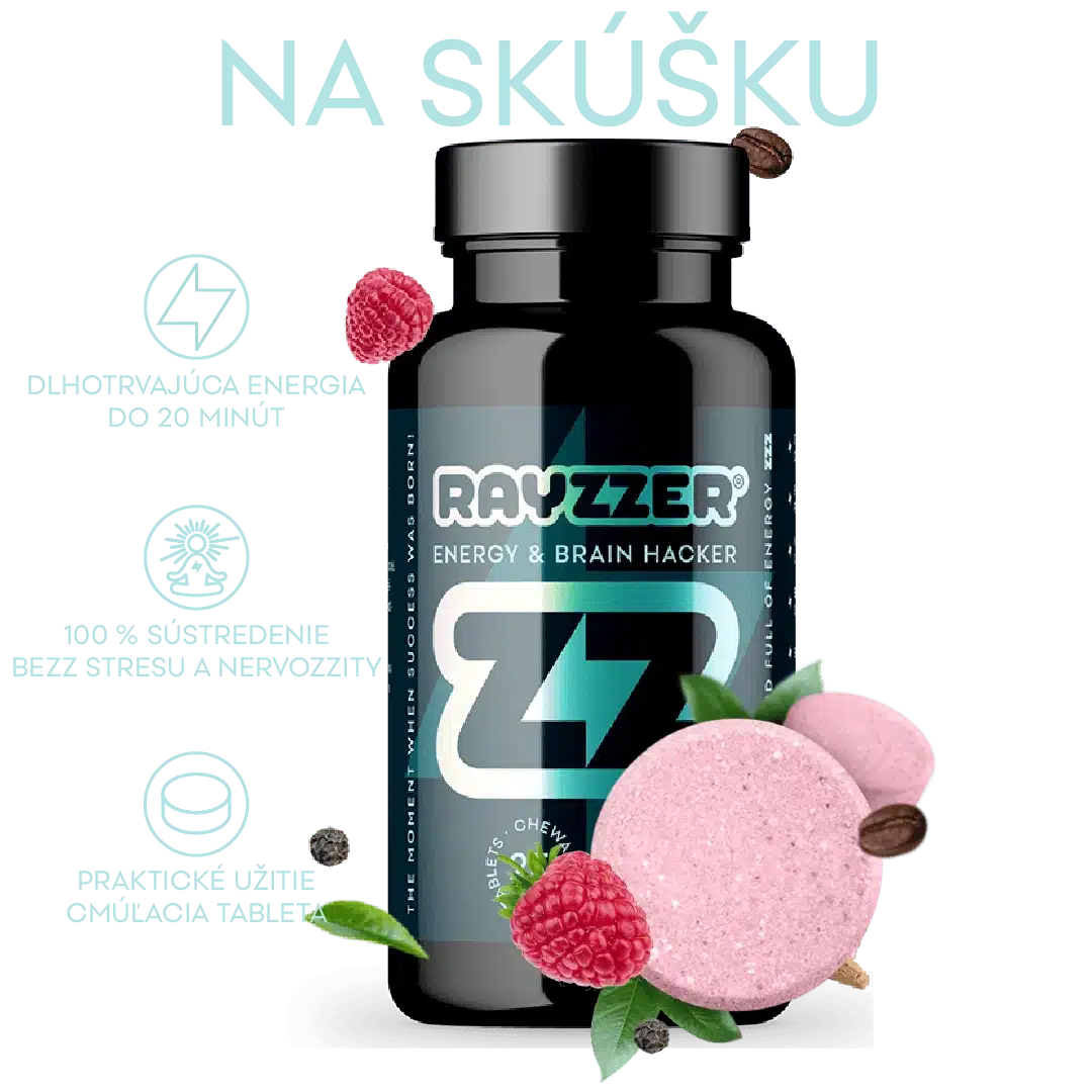 Energy & Brain hacker je jedinečné nootropikum vo forme cmúľacej tablety, ktoré podporuje mentálnu výkonnosť, sústredenie, pamäť a zvládanie stresu. Každá zložka je klinicky testovaná a jej účinnosť je preukázaná vedeckými štúdiami.
