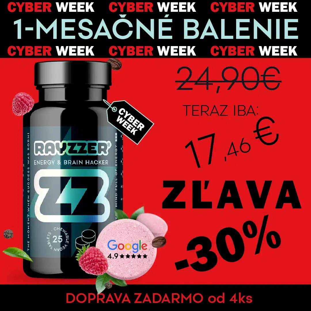 Cyber week RAYZZER 1-mesačné balenie