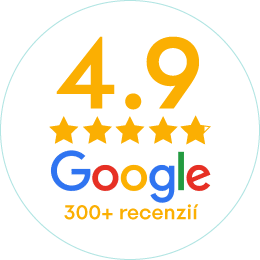 300+ Google recenzií s priemerným hodnotením 4,9