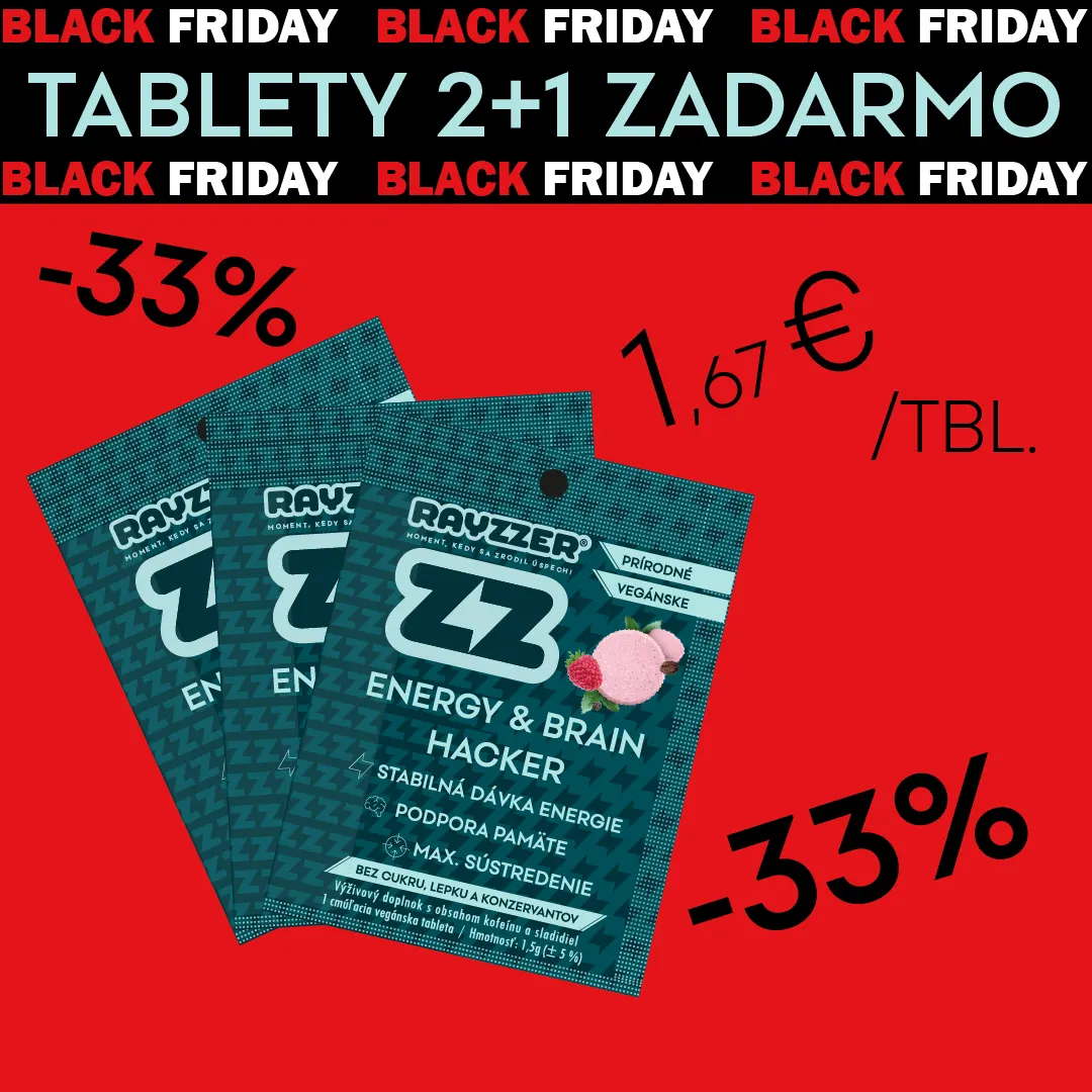 RAYZZER 2+1 tablety black friday 2024