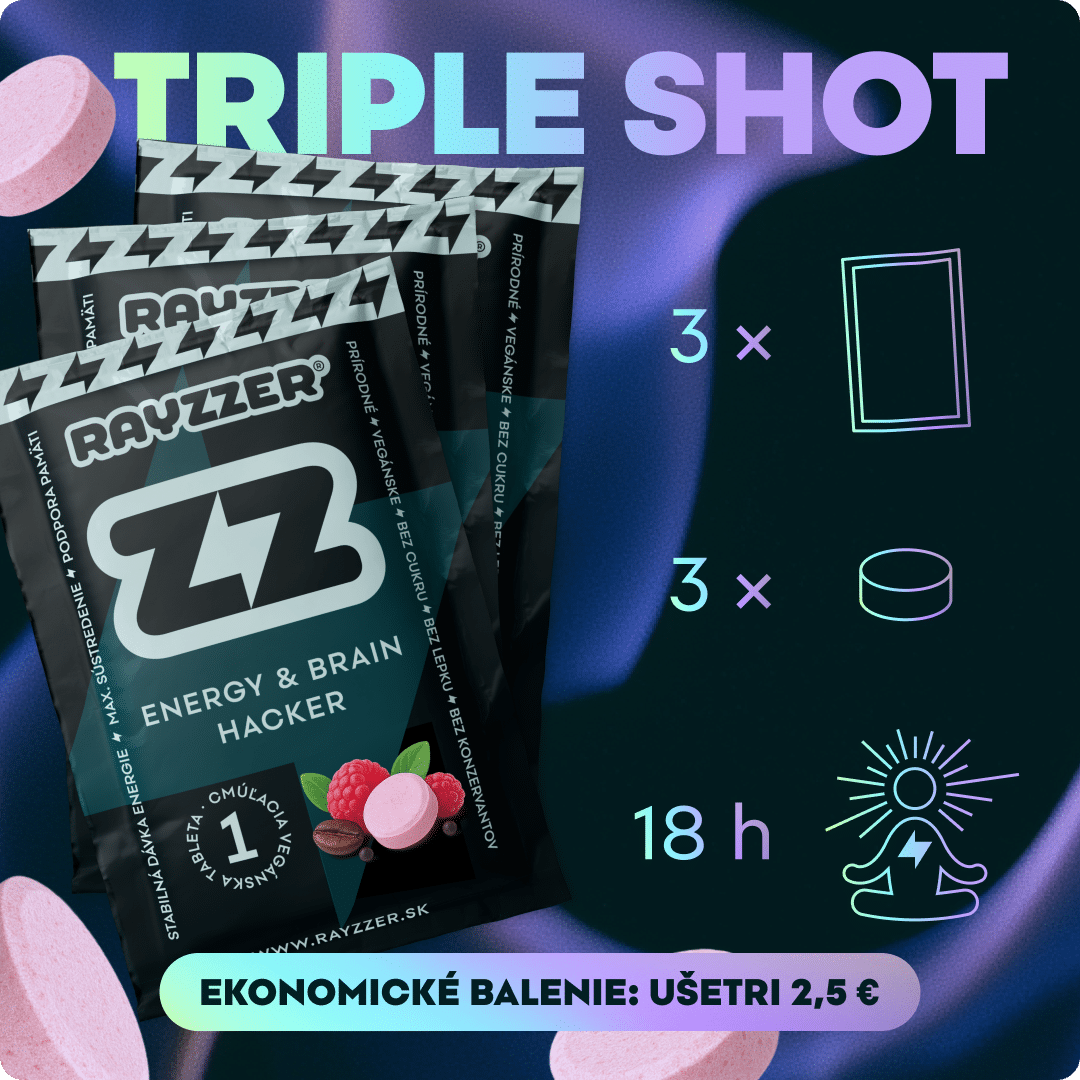 RAYZZER Triple Shot zzľava 2,5 Eur