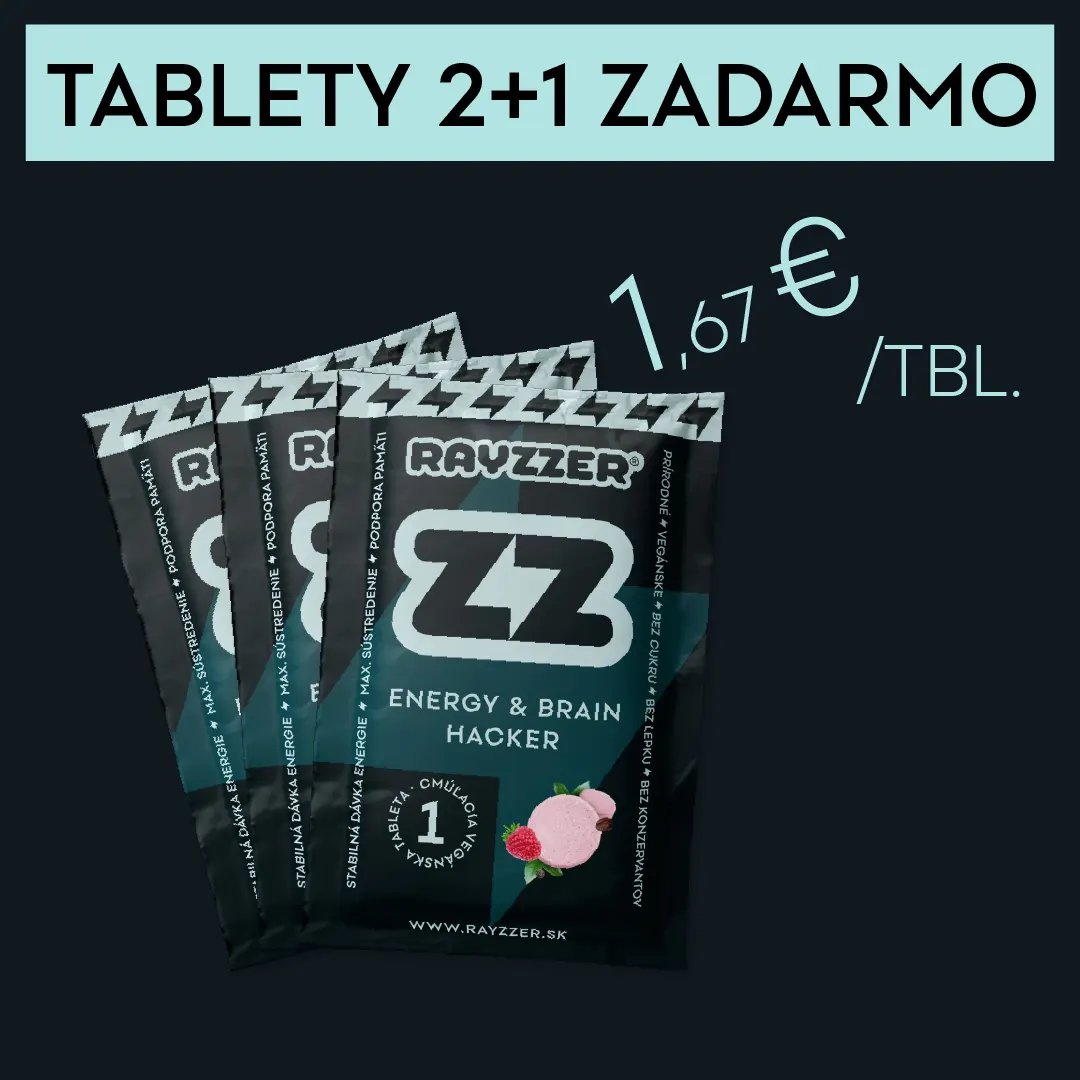 RAYZZER tablety 2+1 ZADARMO