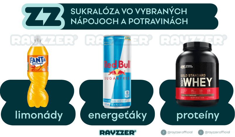 Sukralóza v potravinách