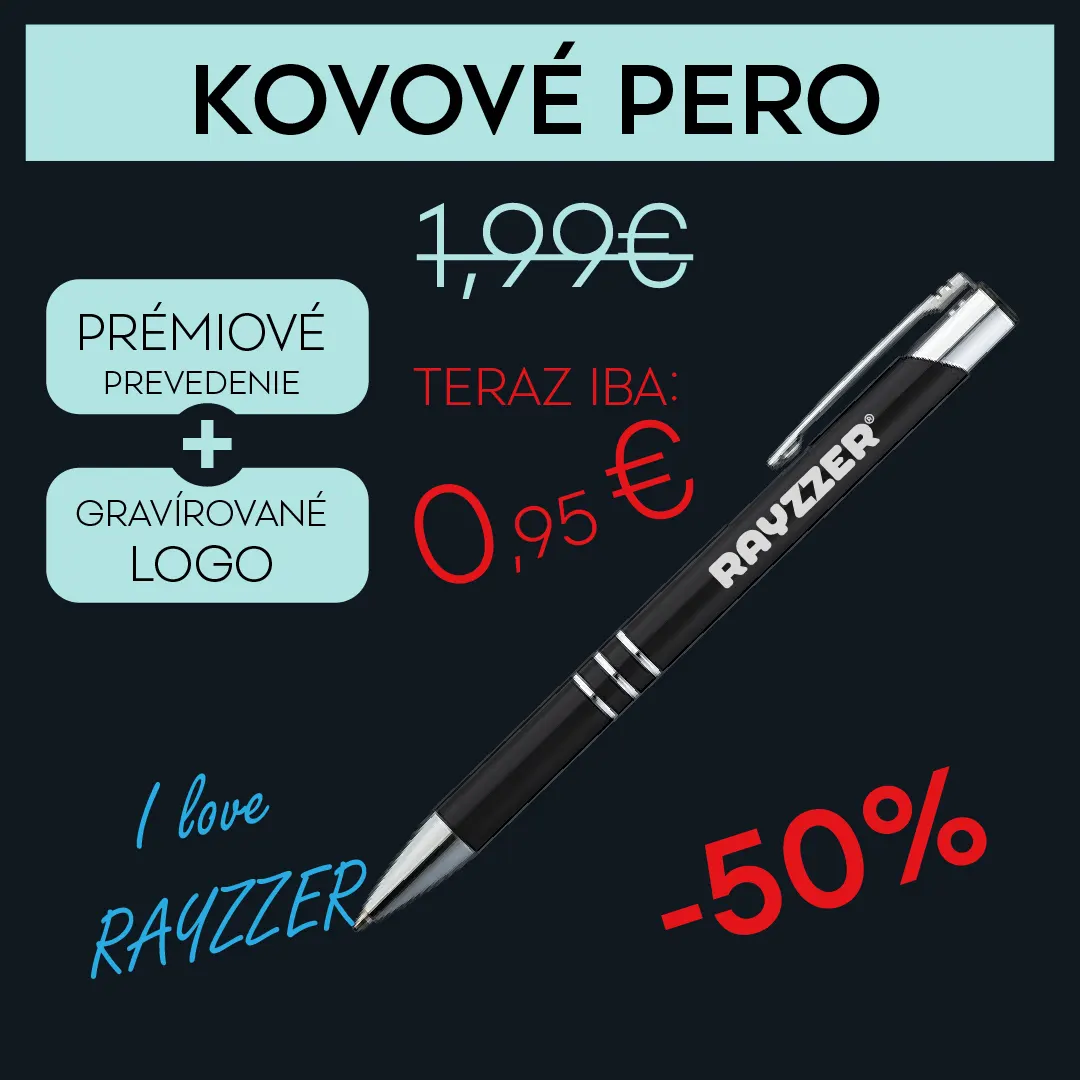 RAYZZER pero zľava 50%