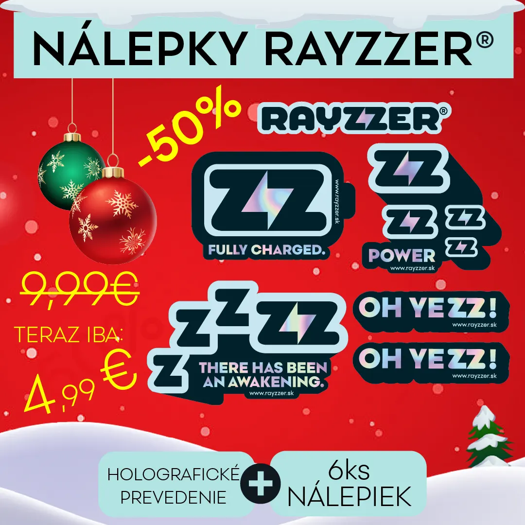 Rayzzer nálepky Vianoce 2024