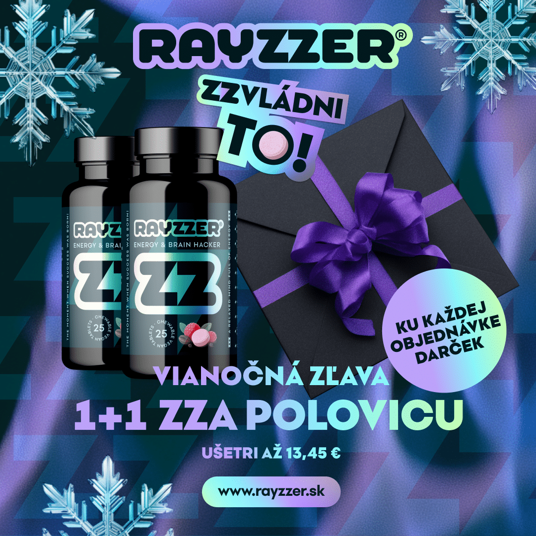 RAYZZER 1+1 za polovicu. Zľava až 13,45 Eur.