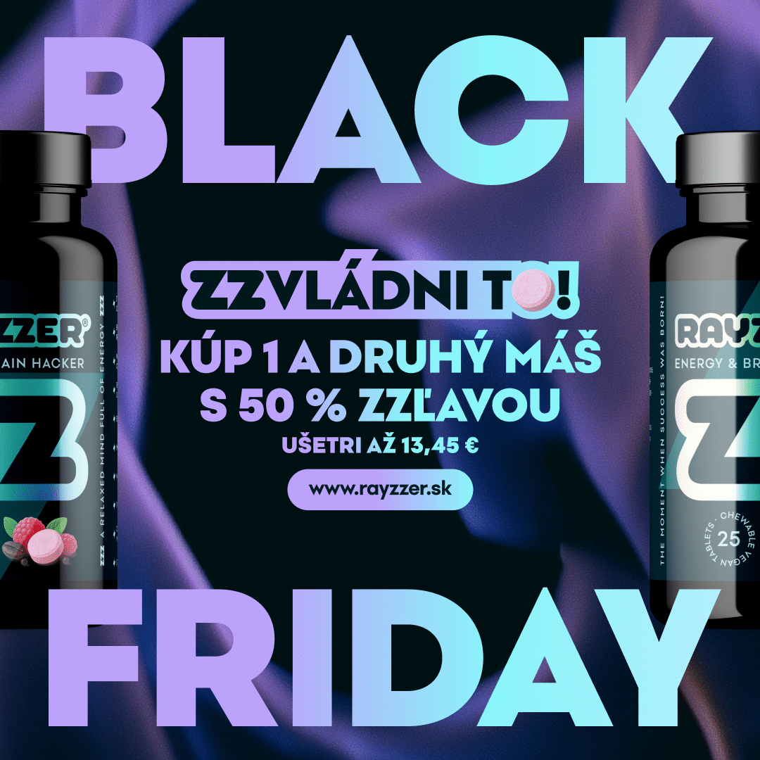 BlackFrida - 1 + 1 za polovicu