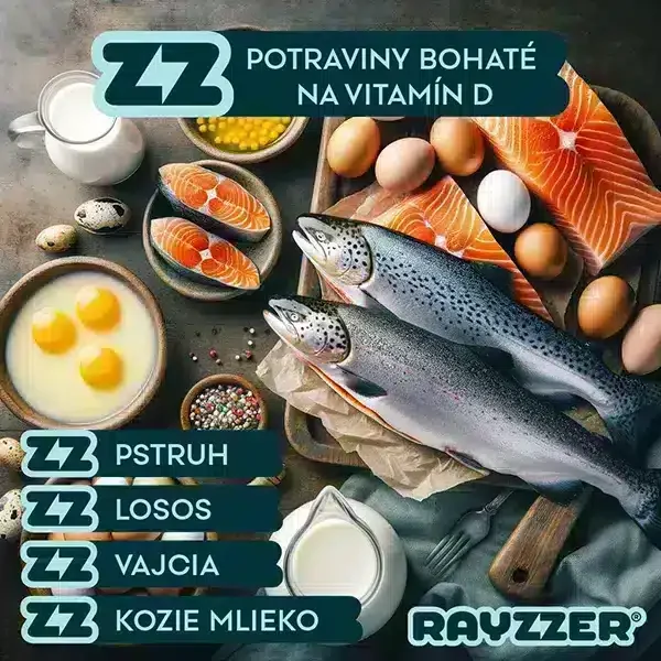 potraviny bohaté na vitamín D